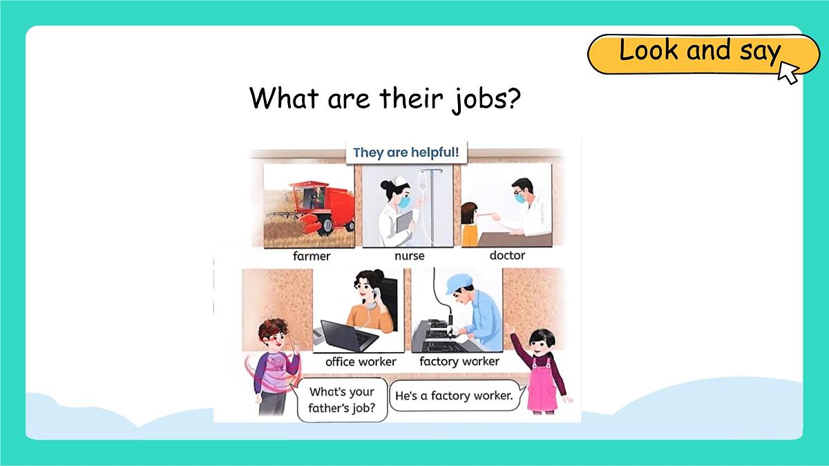 人教版PEP英语四年级上册Unit1 Helping at home A Let's learn & match and say 课件第5页