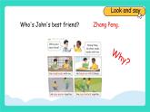 人教版PEP英語(yǔ)四年級(jí)上冊(cè)Unit 2 My friends PartB Let's learn & Look, choose and say 課件