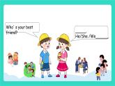 人教版PEP英語(yǔ)四年級(jí)上冊(cè)Unit 2 My friends PartB Read and write 課件