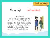 人教版PEP英語(yǔ)四年級(jí)上冊(cè)Unit 2 My friends PartB Read and write 課件