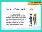 人教版PEP英語(yǔ)四年級(jí)上冊(cè)Unit 2 My friends PartB Read and write 課件