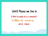 人教版PEP英語四年級上冊Unit 3  Places we live in Part B Let's talk & Look and say課件2