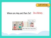 人教版PEP英語四年級上冊Unit 3  Places we live in Part B Let's talk & Look and say課件2