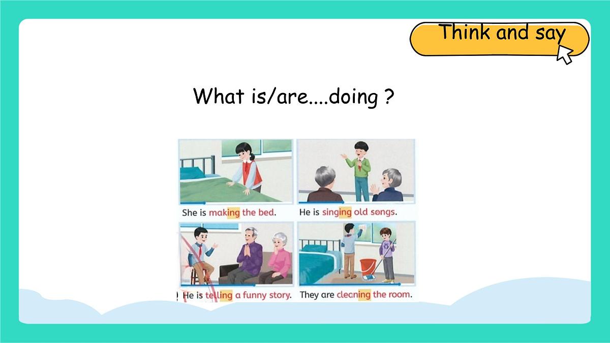 人教版PEP英语四年级上册Unit 4 Helping in the community Part B Read and write课件第4页