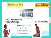 人教版PEP英語(yǔ)四年級(jí)上冊(cè)Unit 5  The weather and us Part A Let's learn & Look, ask and answer課件