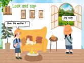 人教版PEP英語(yǔ)四年級(jí)上冊(cè)Unit 5  The weather and us Part A Let's talk & Look and say課件