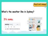 人教版PEP英語(yǔ)四年級(jí)上冊(cè)Unit 5  The weather and us Part A Let's talk & Look and say課件