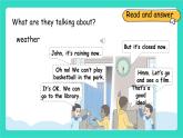人教版PEP英語(yǔ)四年級(jí)上冊(cè)Unit 5  The weather and us Part B Let's talk & Choose and say課件