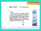 人教版PEP英語(yǔ)四年級(jí)上冊(cè)Unit 5  The weather and us Part B Read and write課件