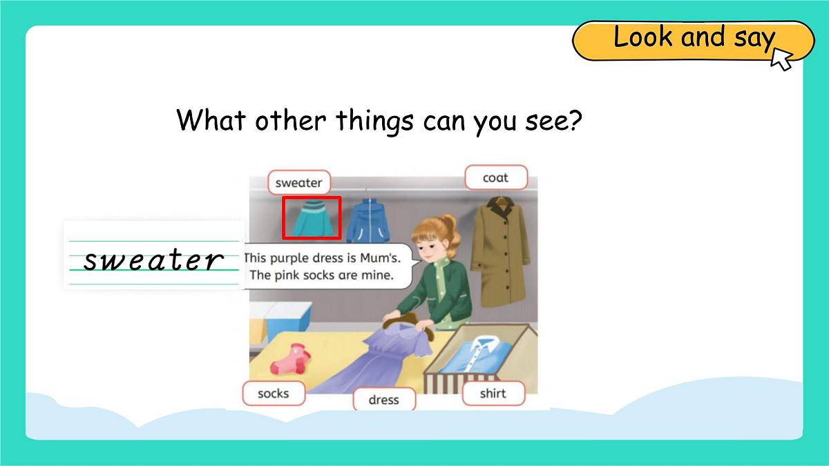 人教版PEP英语四年级上册Unit6 Changing for the seasons Part A Let's learn & Choose, colour and say课件第7页