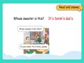 人教版PEP英語四年級上冊Unit6 Changing for the seasons Part A Let's talk & Match, ask and answer課件