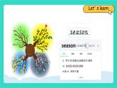 人教版PEP英語(yǔ)四年級(jí)上冊(cè)Unit6 Changing for the seasons Part B Let's talk & Act and guess課件