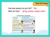 人教版PEP英語(yǔ)四年級(jí)上冊(cè)Unit6 Changing for the seasons Part B Read and write課件
