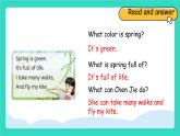 人教版PEP英語(yǔ)四年級(jí)上冊(cè)Unit6 Changing for the seasons Part B Read and write課件