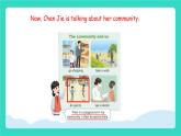 人教版PEP英語四年級上冊Unit 3 Places we live in Part B What do people do in a community課件
