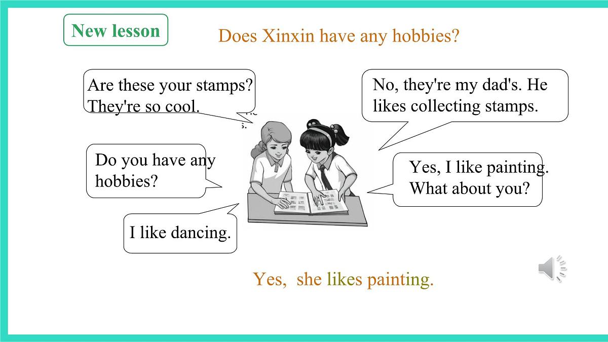 人教精通版英语四年级上册Unit 2  Hobbies  lesson 1（课件）第3页