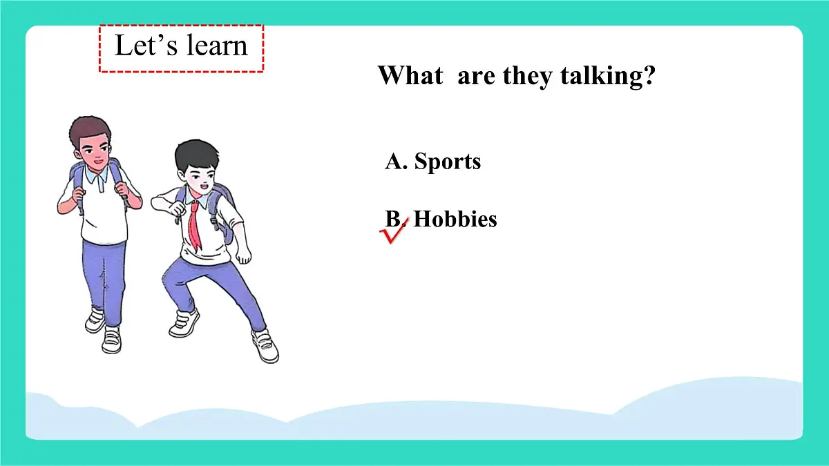 人教精通版英语四年级上册Unit 2 Hobbies lesson 2（课件）第6页