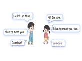 魯科版（五四制）（2024）三年級(jí)上冊(cè)英語 Unit 1 Greetings lesson 3 Nice to meet you 課件