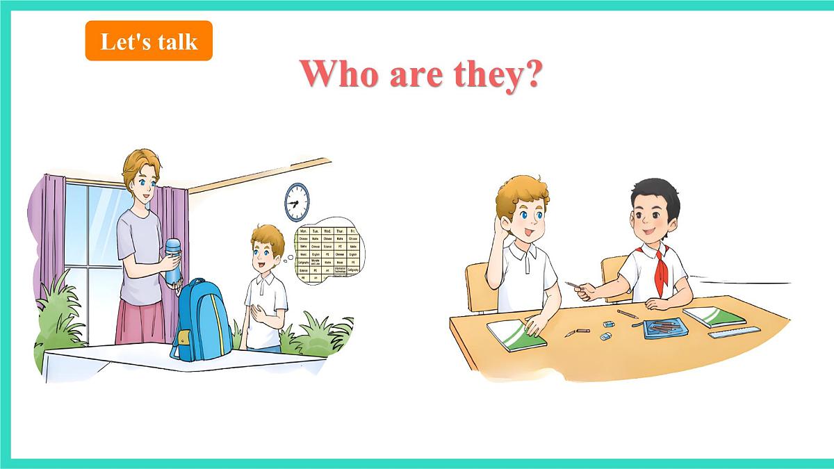 北京版英语三年级上册Unit 2 Numbers Around Us Lesson 5  I Have Six Classes Today（课件）第3页