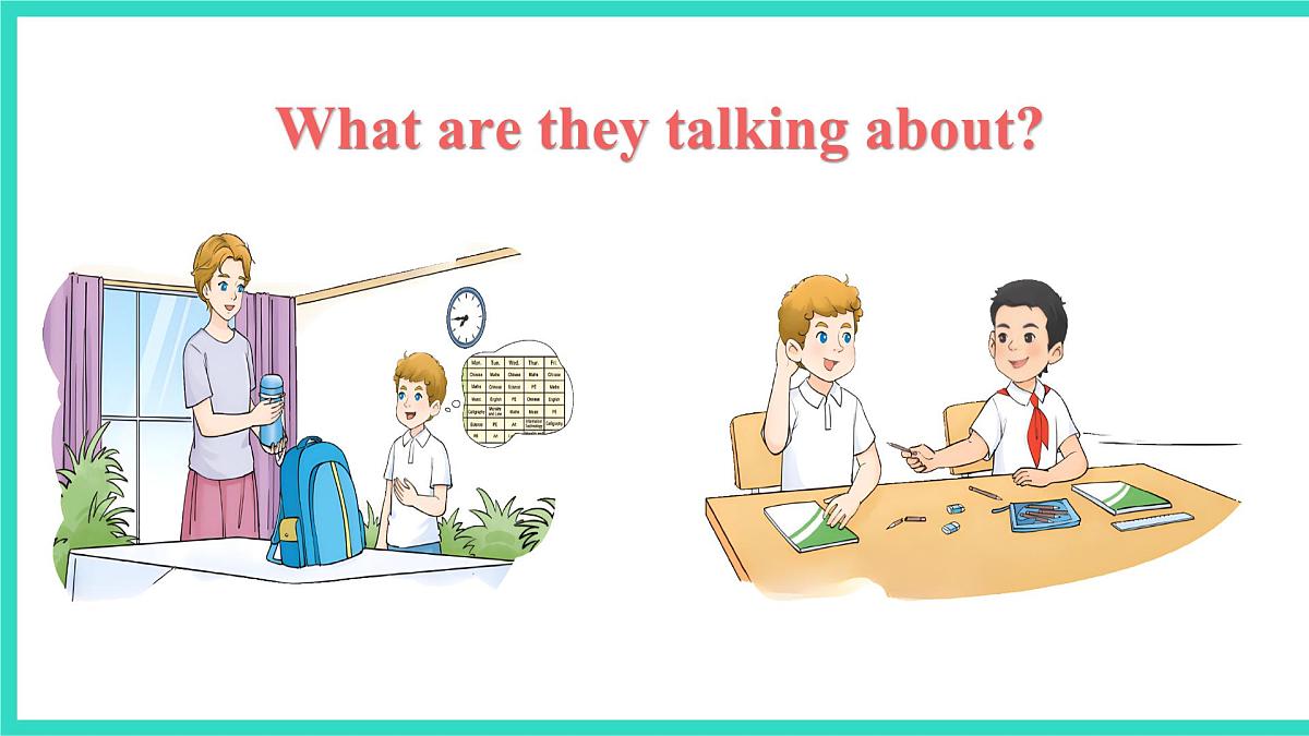 北京版英语三年级上册Unit 2 Numbers Around Us Lesson 5  I Have Six Classes Today（课件）第5页