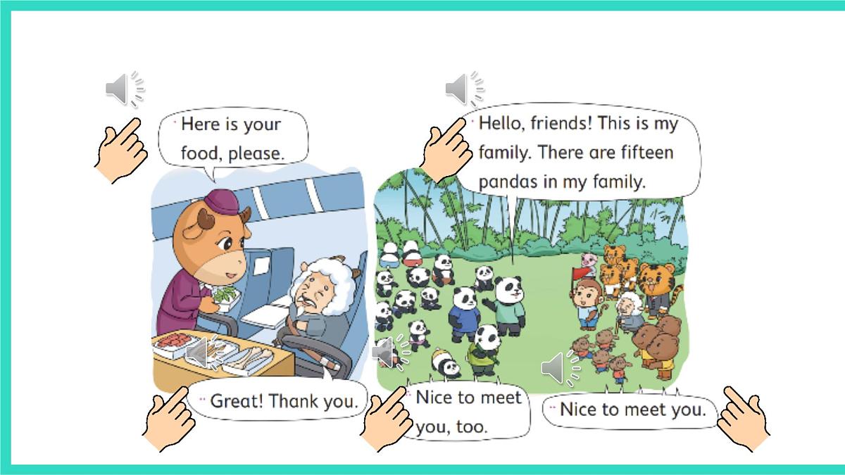 北京版英语三年级上册Unit 2 Numbers Around Us Lesson 8  A Happy Trip（课件）第7页
