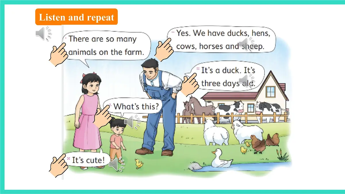 北京版英语三年级上册Unit 3 Lovely Animals Lesson 9 It's a Cute Duck（课件）第7页