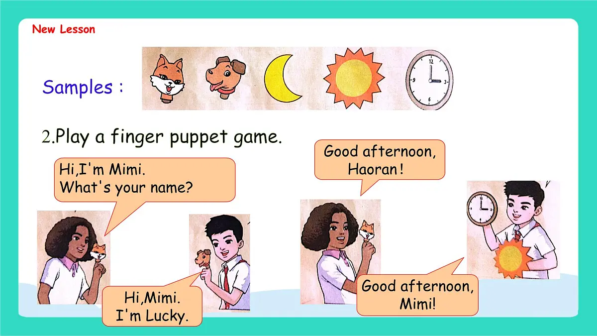 人教精通版英语三年级上册Unit 1 Greetings Fun time &Story time（课件）第5页