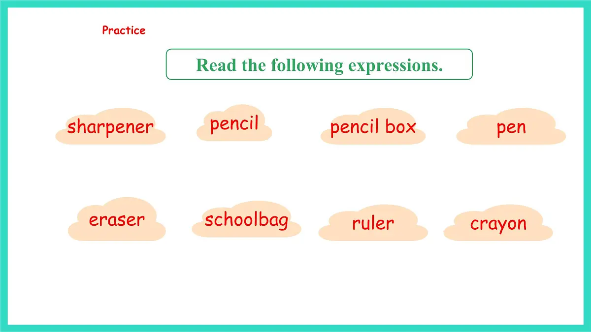 人教精通版英语三年级上册Unit 2 School things Lesson3（课件）第4页