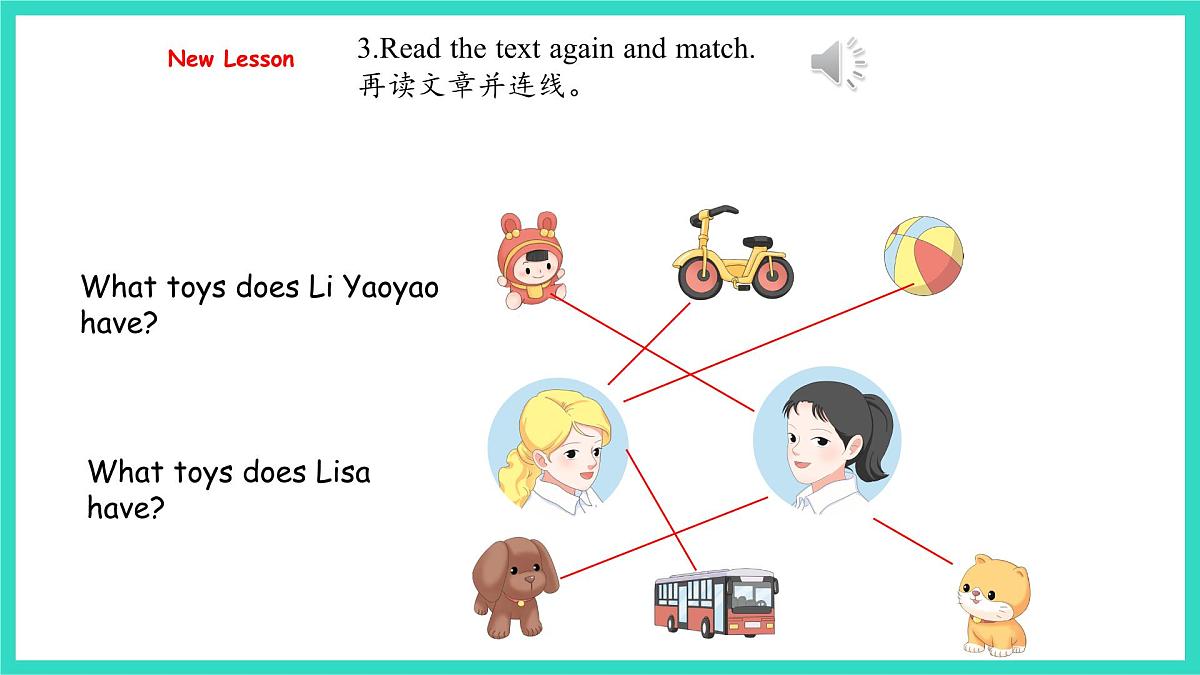 人教精通版英语三年级上册Unit 3 Toys Lesson3（课件）第6页