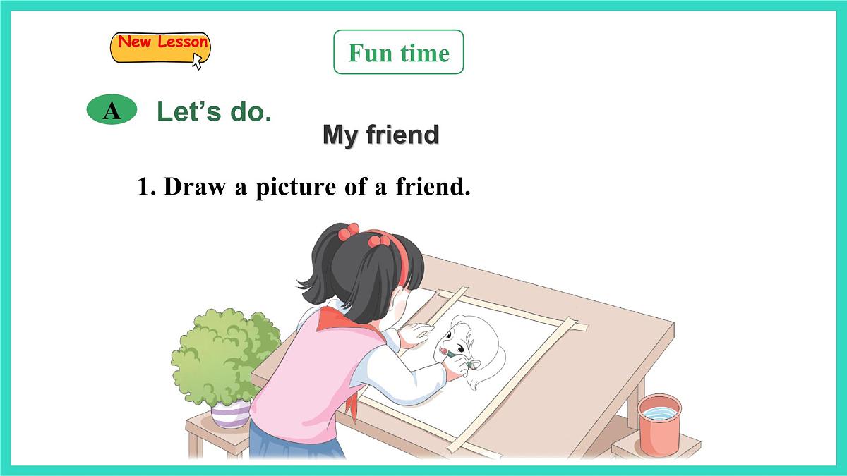 人教精通版英语三年级上册Unit 4 Friends Fun time&funstory（课件）第4页