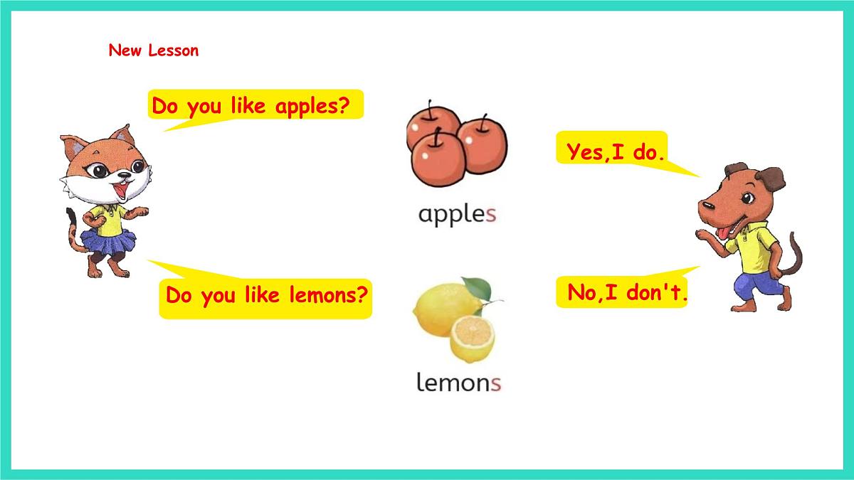 人教精通版英语三年级上册Unit 5 Drinks and fruits Lesson2（课件）第8页