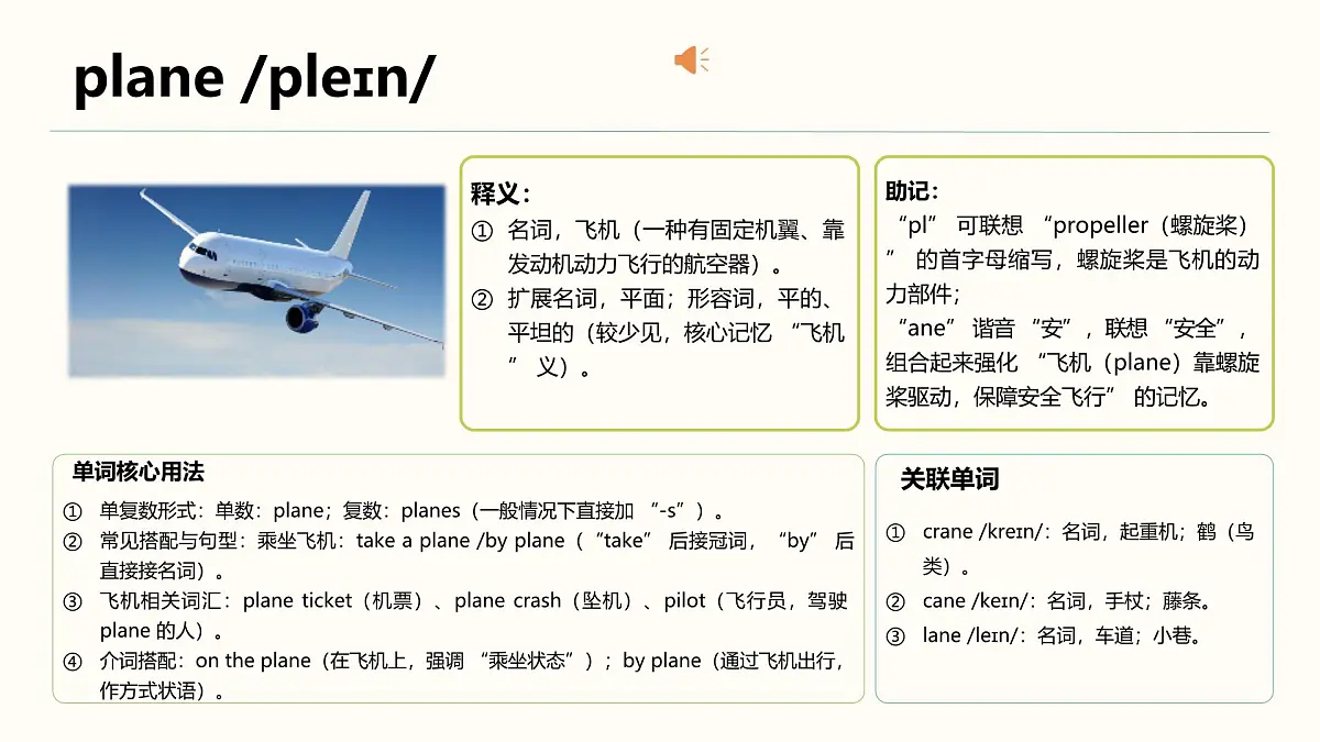 Uni t2 Ways to go to school 深度学习单词自学音频版（课件）-2025-2026学年人教PEP版第6页
