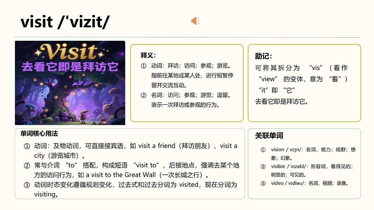 Unit3 My weekend plan深度学习单词自学音频版（课件）-2025-2026学年人教PEP版第3页