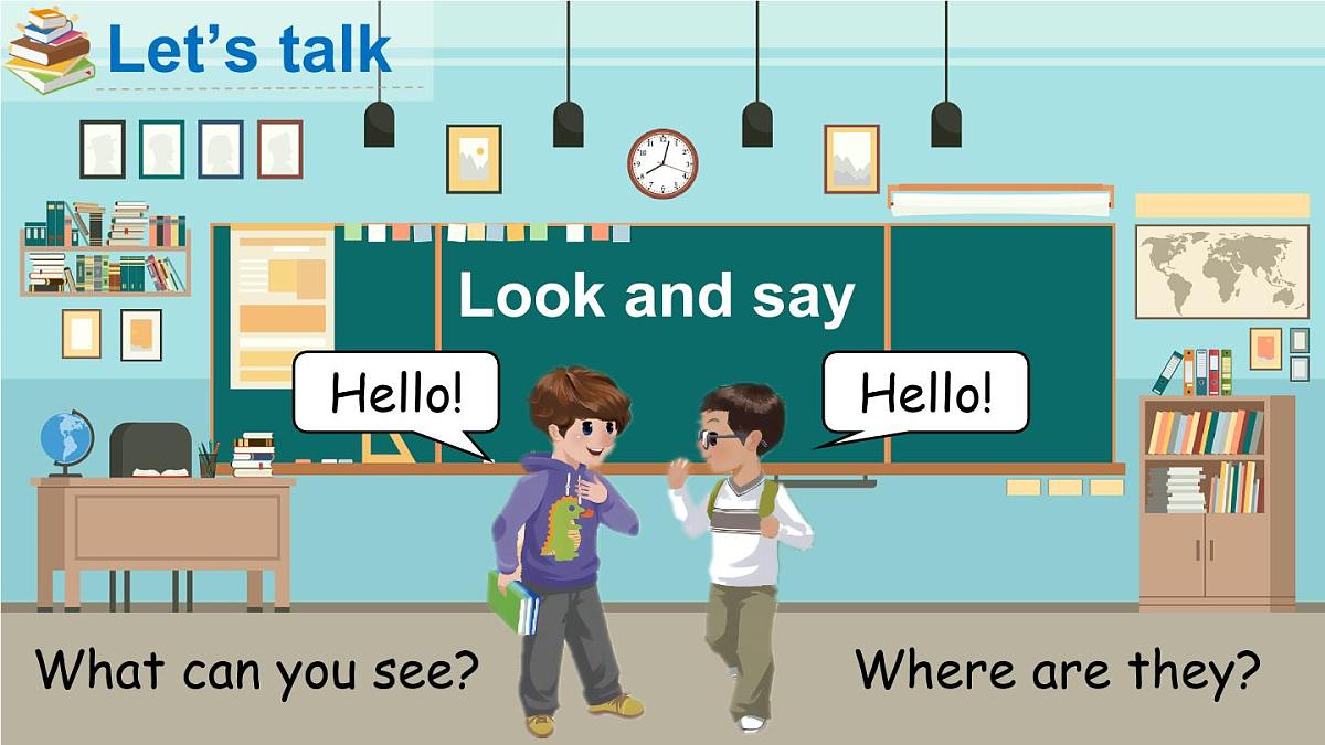 2025年人教版PEP三年级英语上册Unit 1 Making friends第1课时 A Let's talk & Listen, sing and role-play（课件）第8页