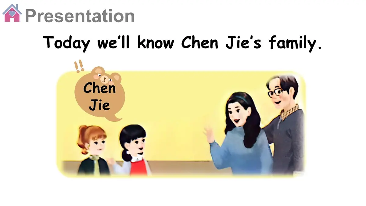 2025年 人教版PEP三年级英语上册Unit 2 Different families 第1课时 A Let's talk & Sing and play（课件）第6页