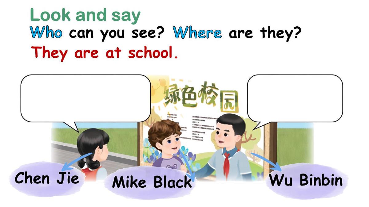 2025年 人教版PEP三年级英语上册Unit 4 Plants around us B Let's talk & Look and discuss课件第7页