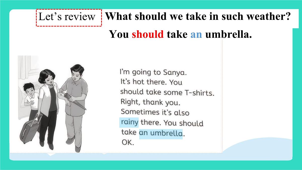 人教精通版英语四年级上册Unit 3 Weather lesson 3（1课时 课件）第5页