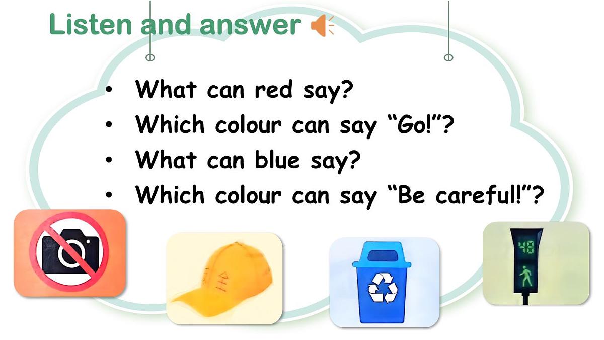 2025年人教三年级英语上册Unit 5 The colourful world B Start to read ＆ C Project ＆ Reading time课件（内嵌音视频）第6页