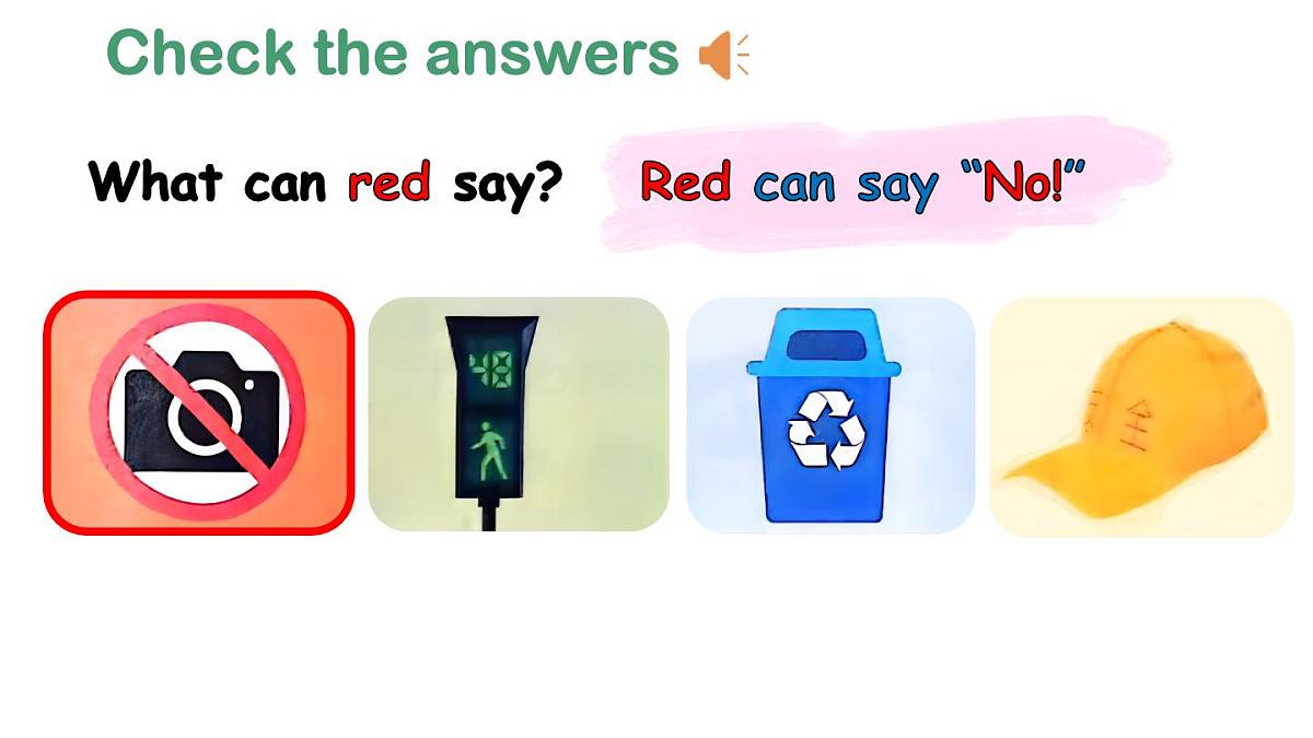 2025年人教三年级英语上册Unit 5 The colourful world B Start to read ＆ C Project ＆ Reading time课件（内嵌音视频）第7页