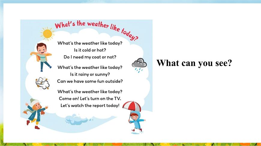 Unit 3  What's the weather like Fuel up（课件）2025-2026学年外研版四年级英语上册第8页