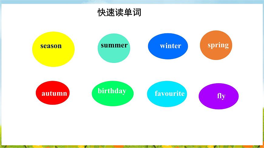Unit 4 Wonderful seasons Speed up（课件）2025-2026学年外研版四年级英语上册第3页