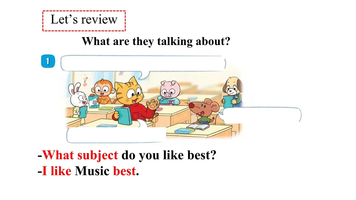 译林版英语四年级上册Unit 1 Our School Subjects1 第二课时 课件第3页