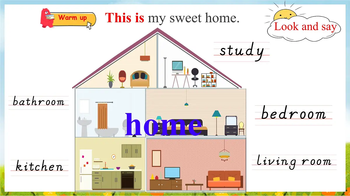 Unit 6 My sweet home Get ready&Start up（课件）2025-2026学年外研版三年级英语上册第3页