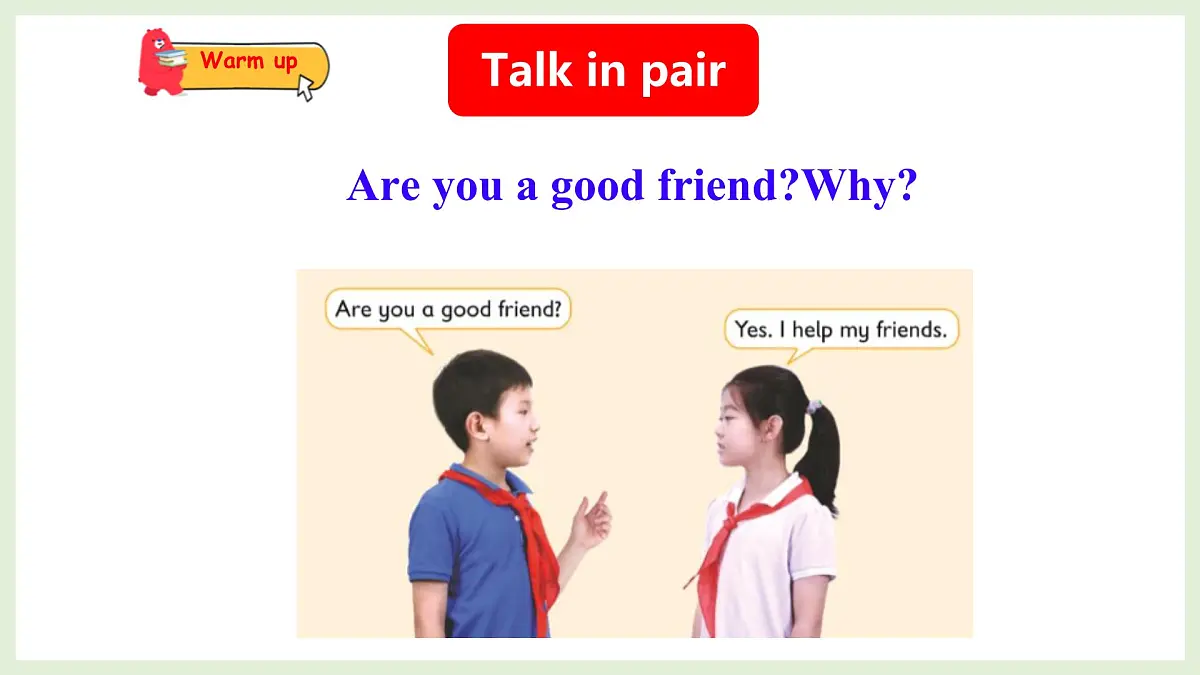Act it out 1. Story True friends（课件）2025-2026学年外研版三年级英语上册第8页