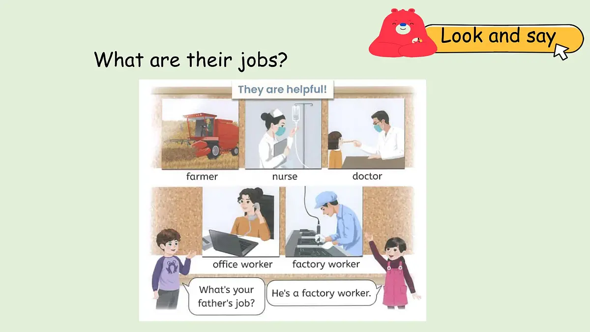 Unit 1 Helping at home A Let's learn & match and say（课件）2025-2026学年人教版四年级英语上册第5页