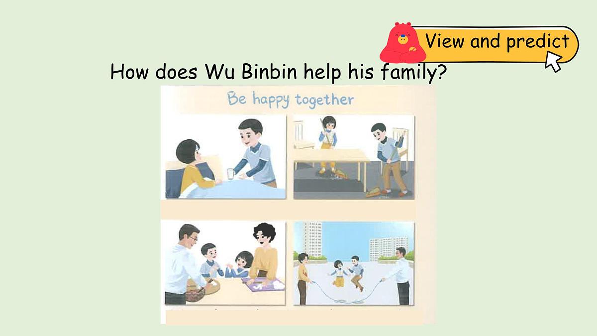 Unit 1 Helping at home B Let's learn&Listen and chant（课件）2025-2026学年人教版四年级英语上册第3页