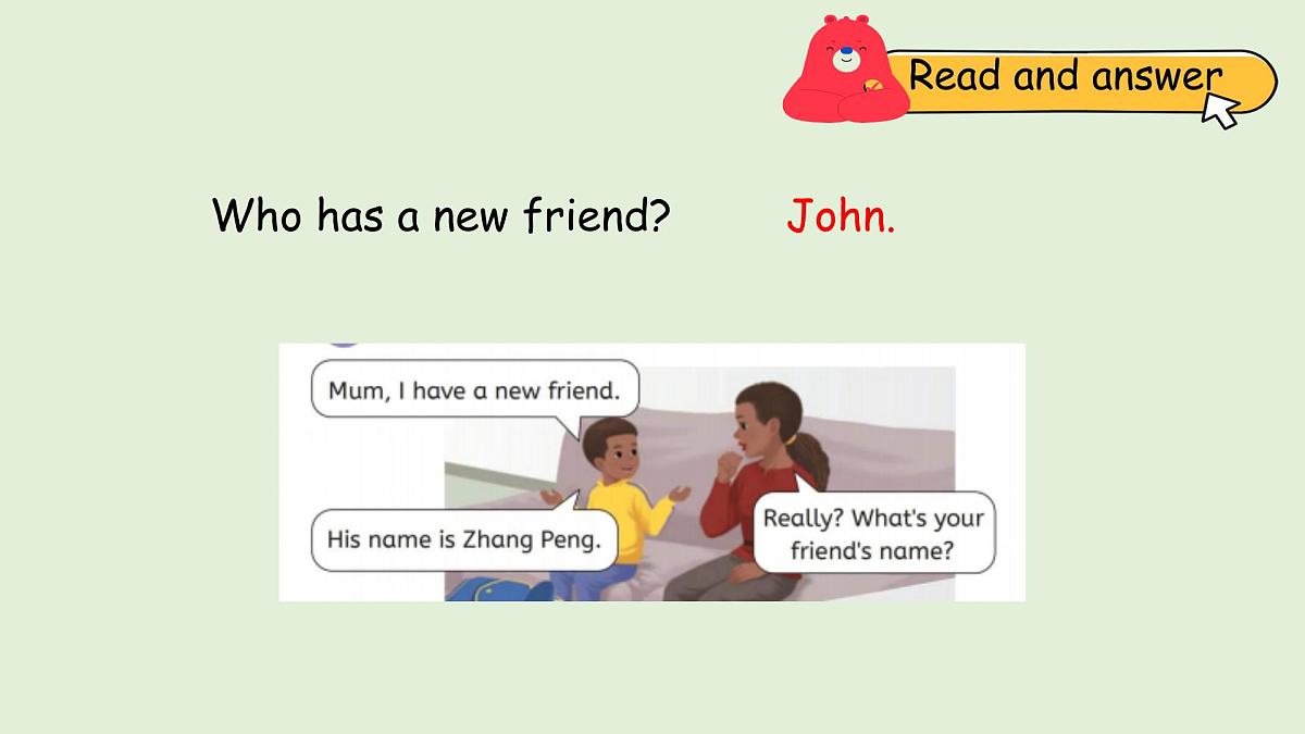 Unit 2 My friends A Let's talk & Say and draw（课件）2025-2026学年人教版四年级英语上册第5页