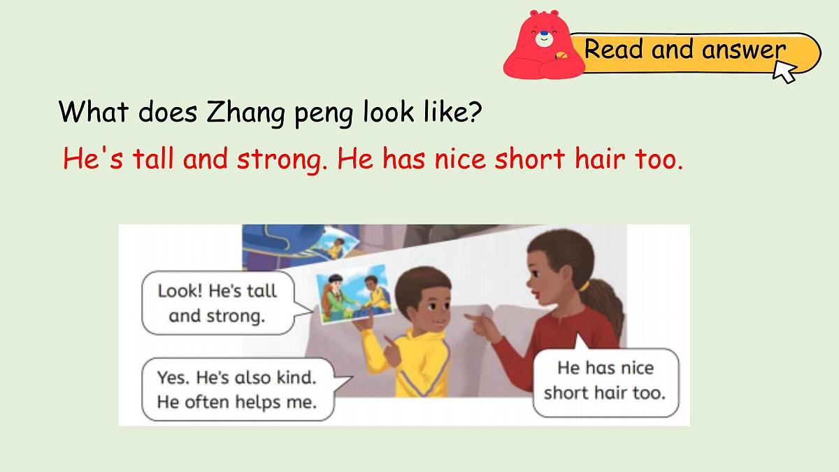 Unit 2 My friends A Let's talk & Say and draw（课件）2025-2026学年人教版四年级英语上册第8页