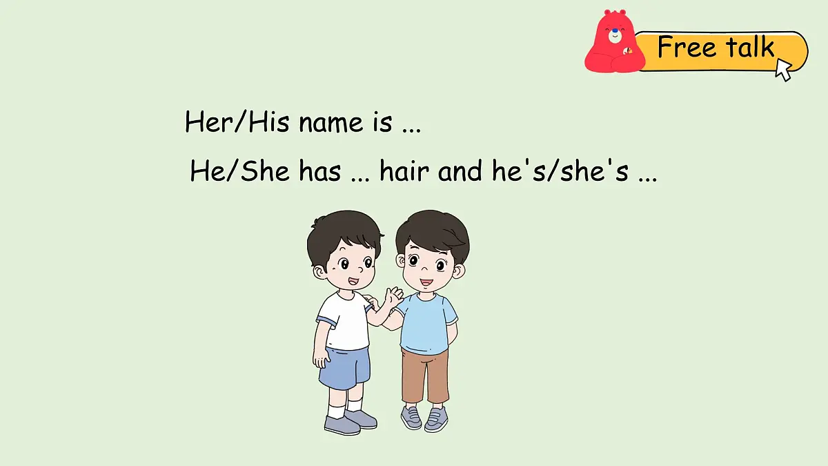 Unit 2 My friendsB Let's talk & Talk about your best friend（课件）2025-2026学年人教版四年级英语上册第3页