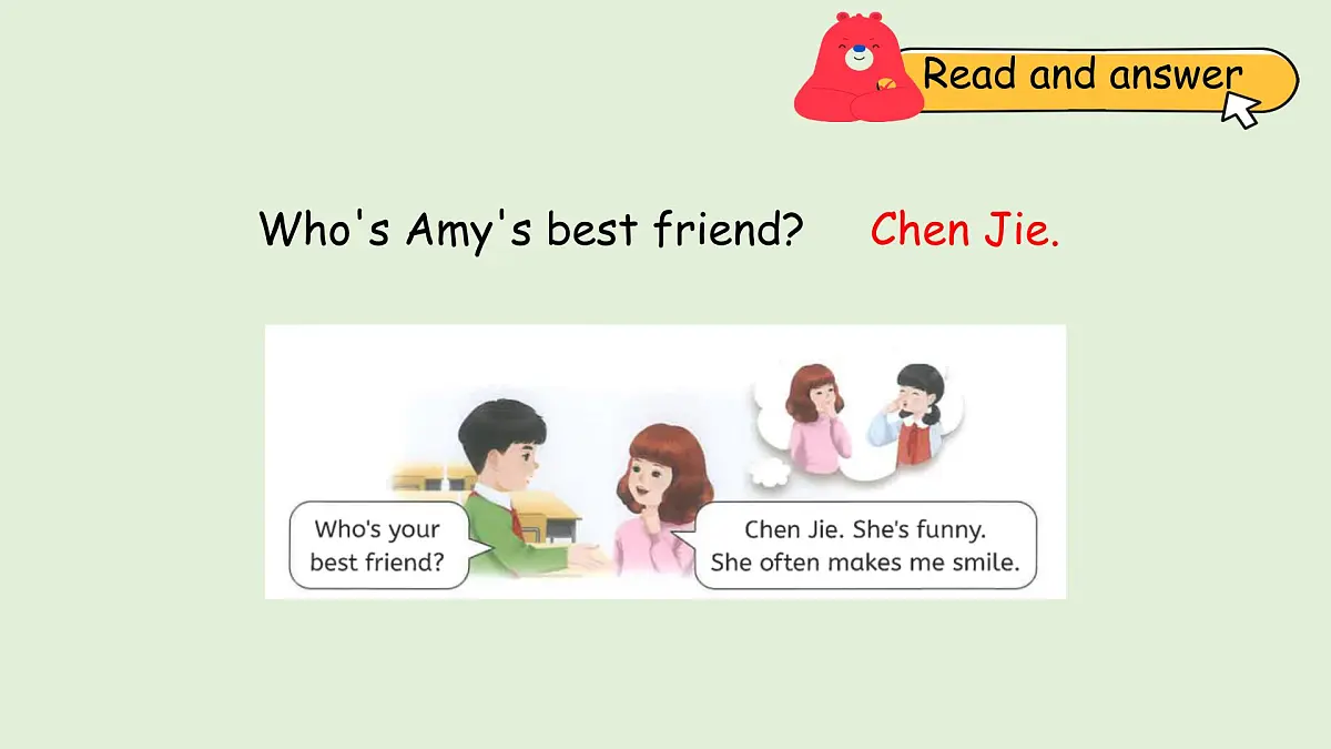 Unit 2 My friendsB Let's talk & Talk about your best friend（课件）2025-2026学年人教版四年级英语上册第6页